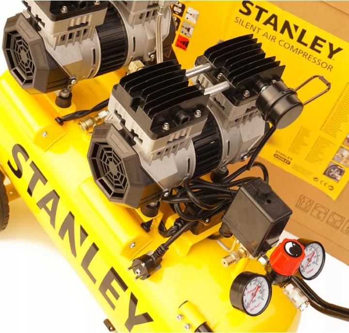 Actual product image Stanley SPRĘŻARKA BEZOLEJOWA WYCISZONA 50L/2,6KM/8BR (50 l)