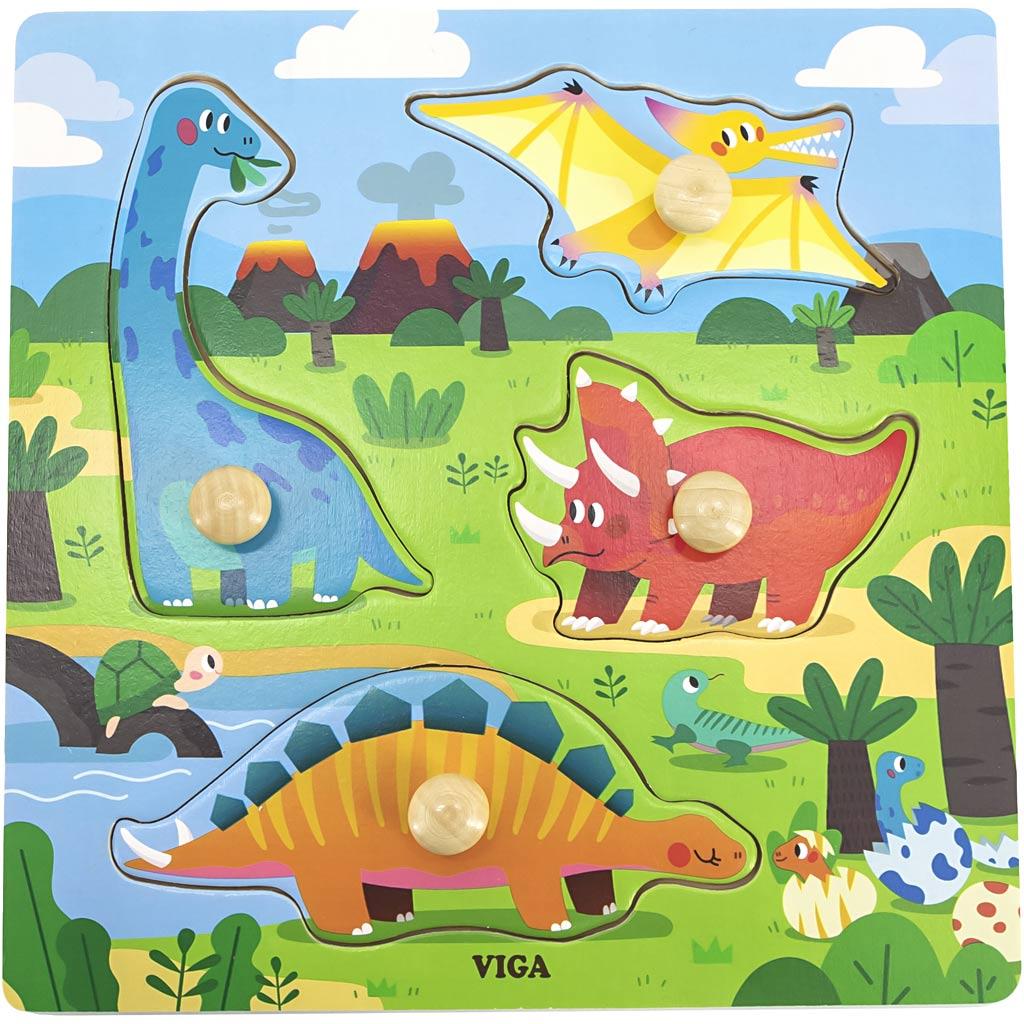 Viga Toys VIGA Jigsaw Puzzle with Knobs