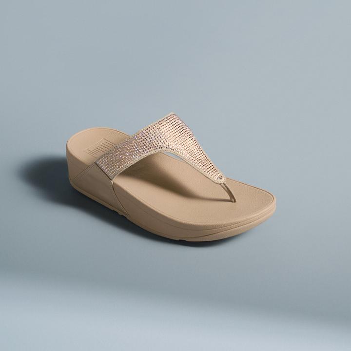 Productafbeelding Fitflop Lulu Kristal Verfraait Toe Post Sandaal (40)
