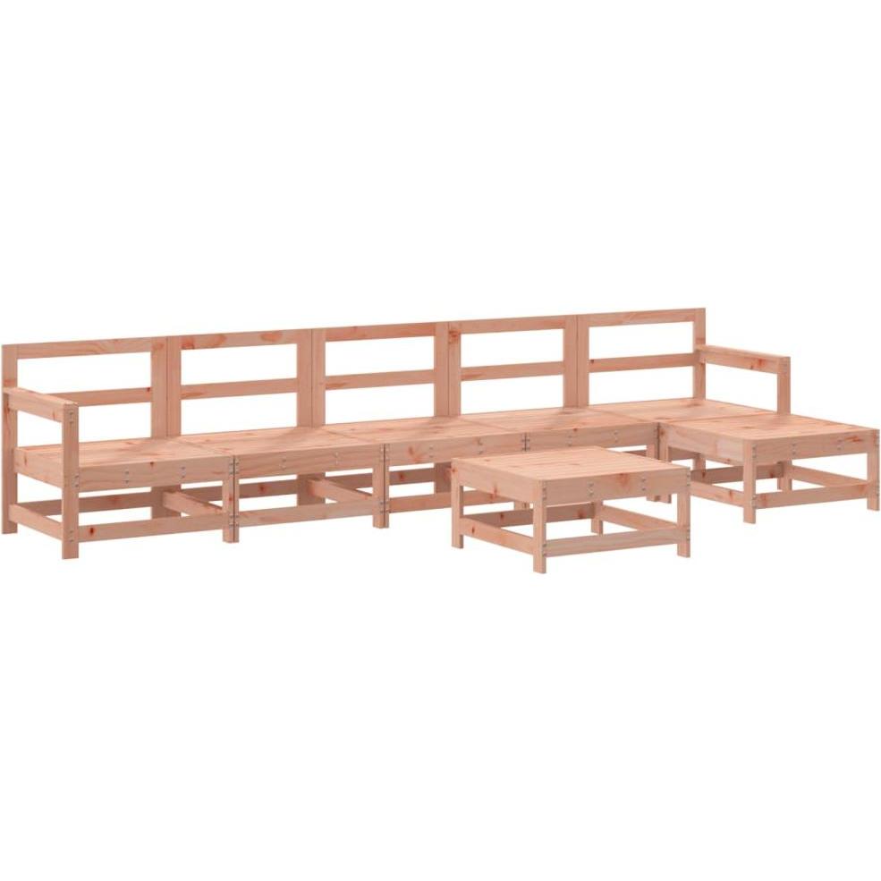 VidaXL, Gartenlounge, 7-tlg. Garten-Lounge-Set Massivholz Douglasie,Material