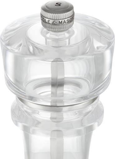 Produktbild Cole & Mason Cole&Mason Salzmühle London 22 cm, Transparent, Materialtyp: Metall (Salz)
