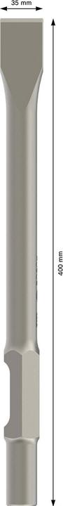Produktbild Bosch Professional Zubehör PRO HEX 30-4C Flachmeissel, 35 x 400 mm (35 mm)