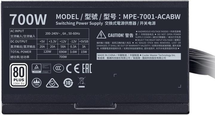 Produktbild Cooler Master MWE 700 White V2 (700 W)