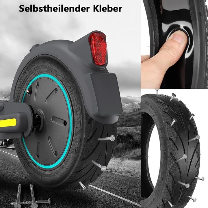 Actual product image Volohas Tubeless Reifen mit Ventil für Segway Ninebot Max G30