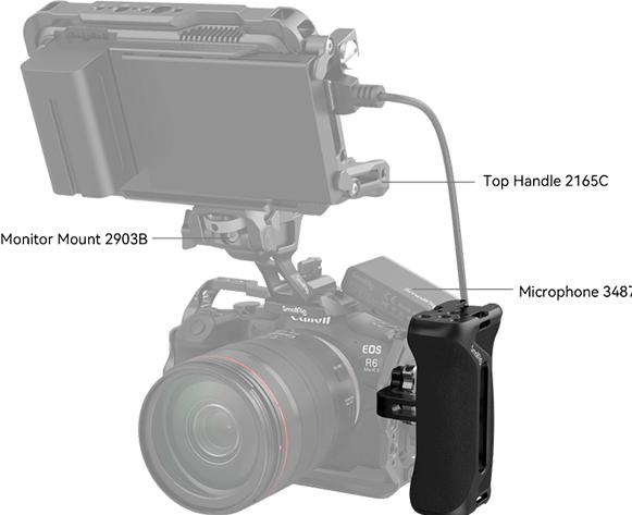 Produktbild SmallRig 4015 Side Handle with 1/4" 20 Screws (Griff)