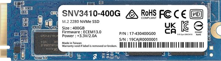 Image du produit Synology SNV3410-400G (400 Go, M.2 2280)