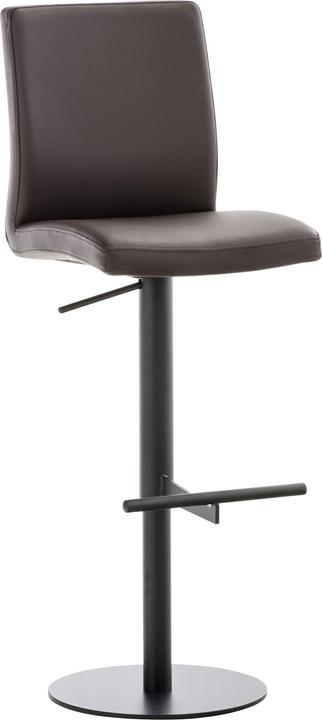 CLP Bar stool Cadiz imitation leather black, brown