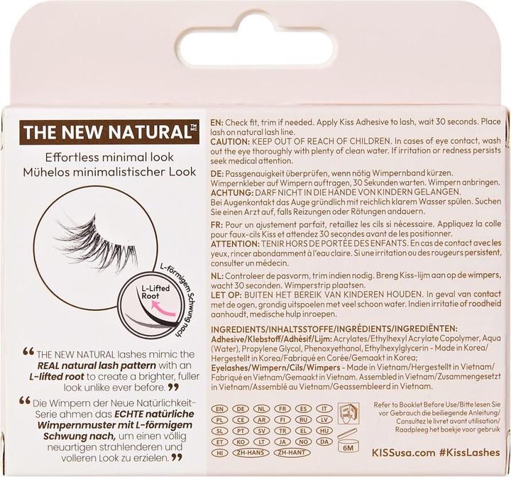 Image du produit KISS Lash The New Natural Glowy Skin (la nouvelle peau naturelle) (Cils artificiels)