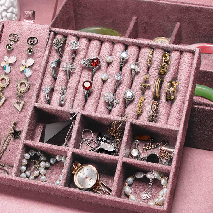 Actual product image Intirilife Jewellery Box in Pink