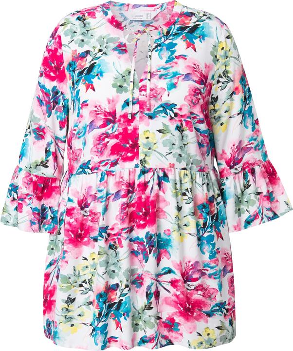 Produktbild Miamoda Bluse, A-Linie, Blumenmuster, Volants (48)