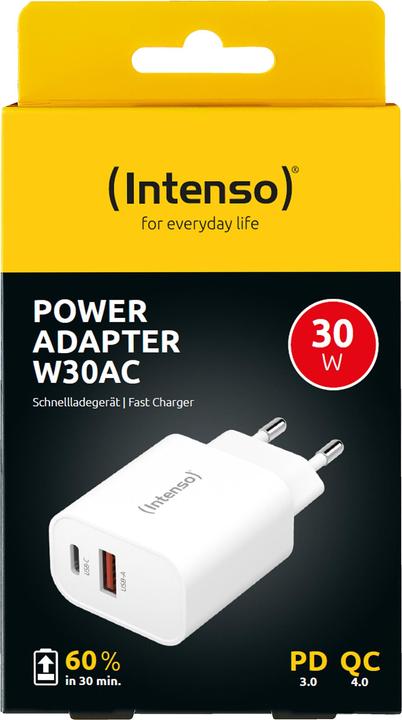 Immagine prodotto Intenso 1x adattatore USB-A a 1x adattatore USB-C bianco (30 W)