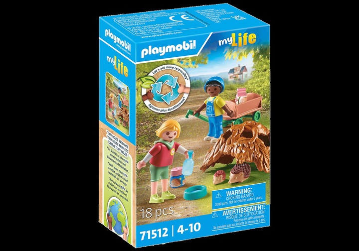 Produktbild Playmobil Pflege der Igelfamilie (71512, Playmobil My Life)