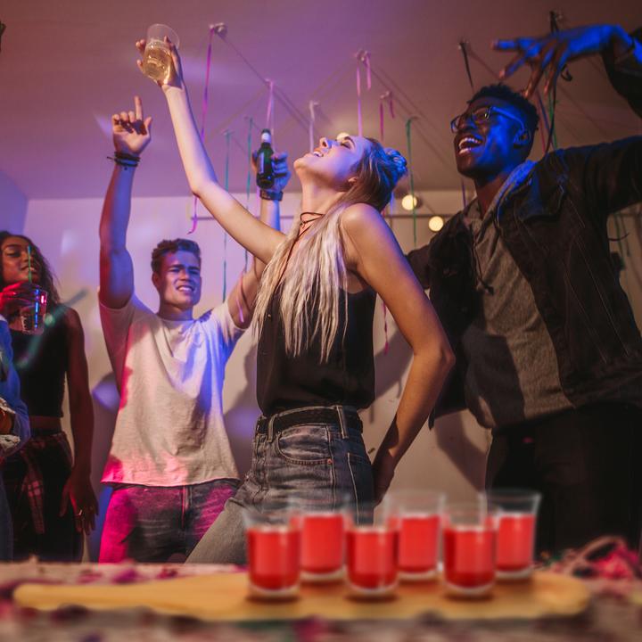Produktbild Relaxdays Schnapsbrett (0.04 dl, 1 x, Schnapsgläser + Shotgläser)