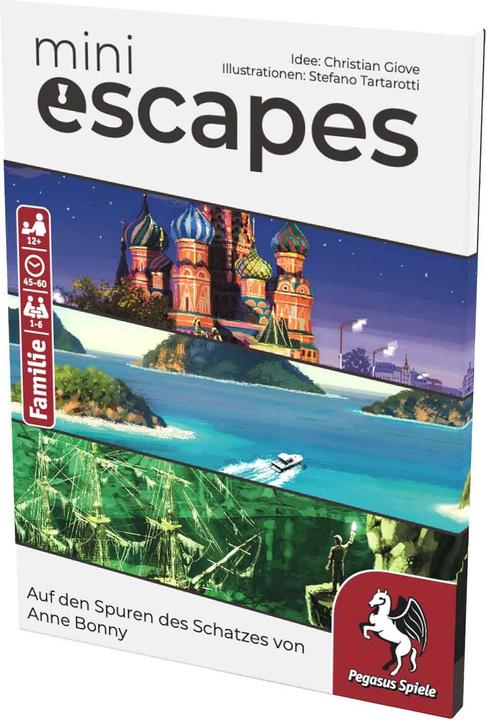 Produktbild Pegasus MiniEscapes - Auf den Spuren des Schatzes von Anne Bonny (Deutsch, 1 - 6 Spieler)