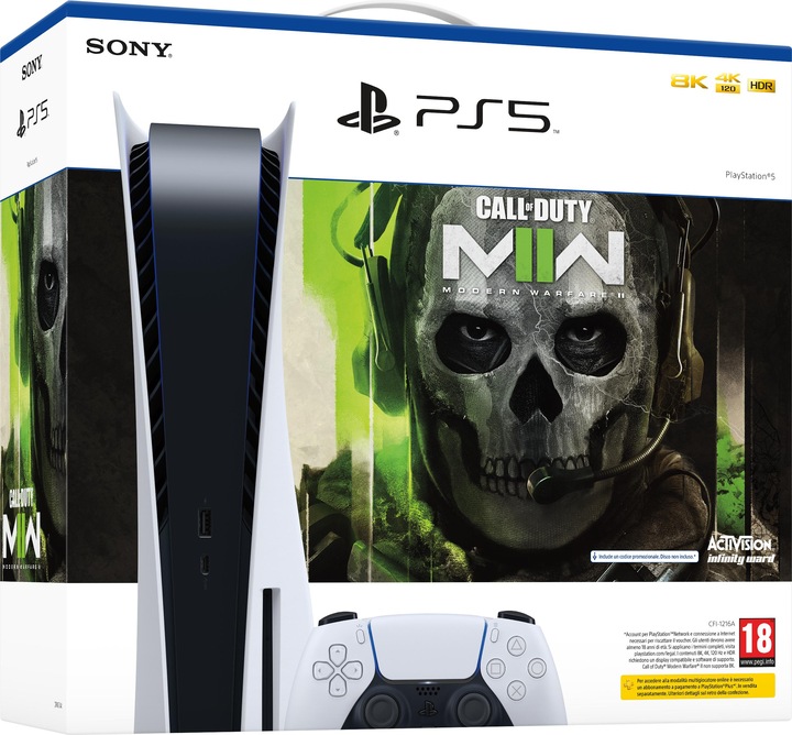 Actual product image Sony Playstation 5 Call of Duty Modern Warfare II Bundle