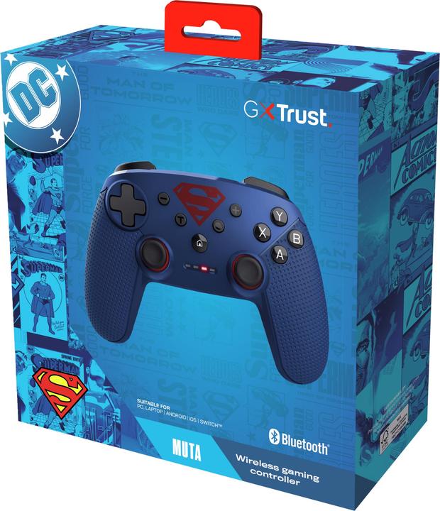 Actual product image Trust Gxt542sm Muta Controller Superman (Android, iOS, PC, Switch, Switch 2, Switch Lite, Switch OLED)