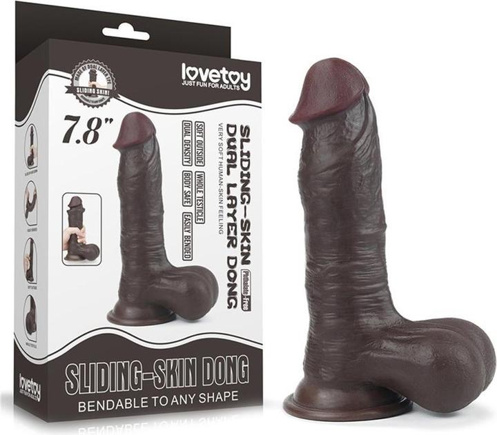 Image du produit Lovetoy Godemiché Sliding-Skin Dual Layer 19.5cm