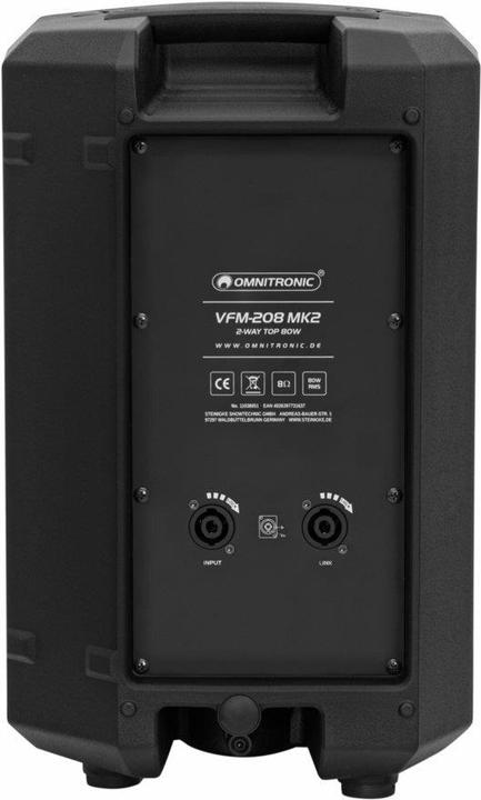 Actual product image Omnitronic VFM-208 MK2 2-way loudspeaker (Passive)