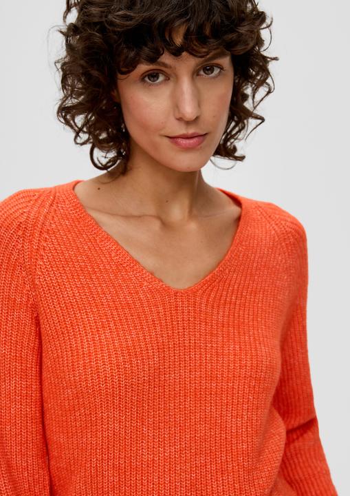 Image du produit s.Oliver Strickpullover Strickpullover mit Rippstruktur (40)