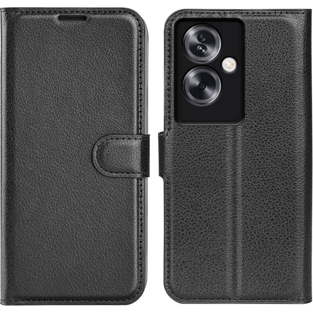 Screenguard Oppo A79 5G Leather Guard Lederhülle (Oppo A79), Smartphone Hülle, Schwarz