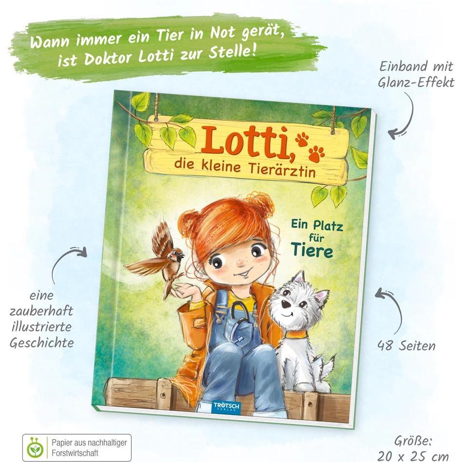 Thumbnail - Lotti, die kleine Tierärztin Ein Platz für Tiere, Kinderbücher von Trötsch Verlag GmbH & Co. KG