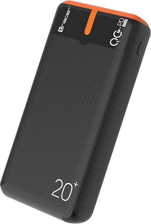 Actual product image Tracer 47516 EnerGen 20000mAh Power Bank black/orange (20000 mAh, 20 W, 74 Wh)
