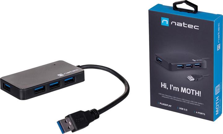 Image du produit Natec Moth (USB-A, 4 ports)