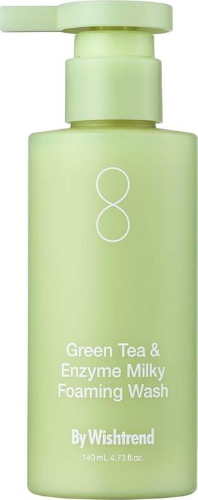 Wishtrend By Green Tea And Enzyme Milky Foaming Wash - 140ml (Schaum, 140 ml)