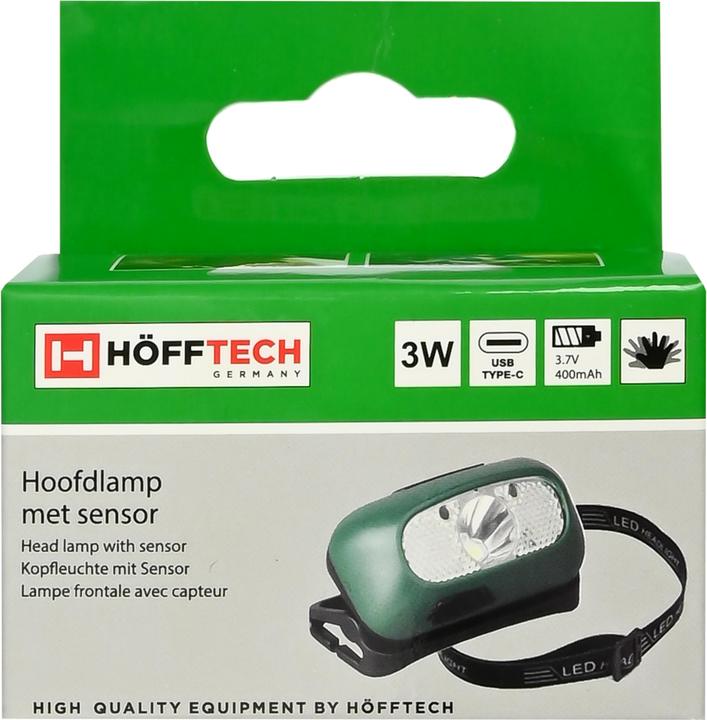 Produktbild ProPlus Stirnlampe mit Sensor + Akku