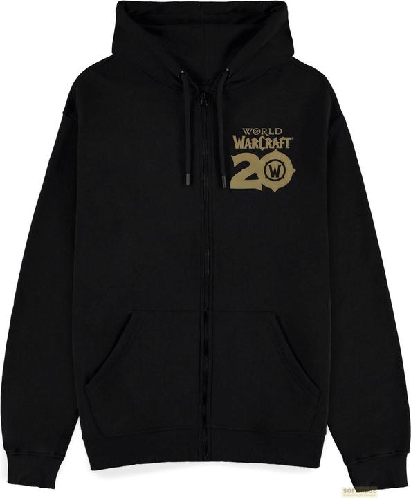 Difuzed World Of Warcraft 20th Ann. - Men's Zipper Hoodie - L (L)
