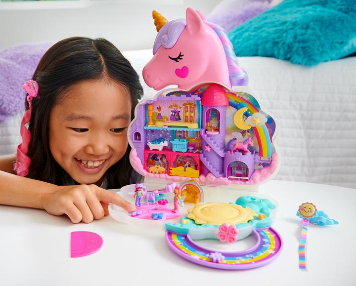 Produktbild Polly Pocket Einhorn Haarspiel Schatulle