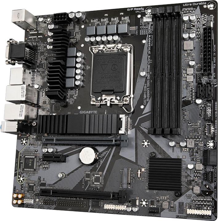 Image du produit Gigabyte MB GBT Intel 1700 Q670M D3H (LGA 1700, Intel Q670, mATX)