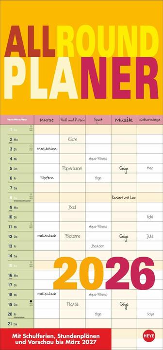 Produktbild Allroundplaner 2026