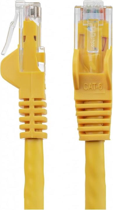 Actual product image StarTech 1 m yellow snagless Cat6 UTP patch cable - ETL-tested - N6PATC1MYL (UTP, CAT6, 1 m)