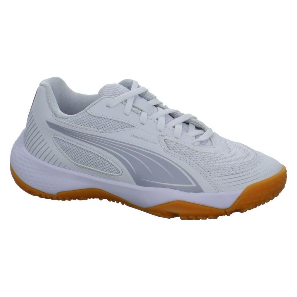 Puma, Jongens, Indoor Schoenen, Zonnevlam Iii Jr (32), Wit, Paars
