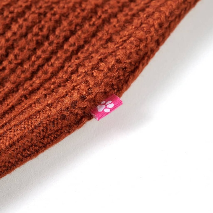 Immagine prodotto VidaXL Gilet da bambino in maglia cognac 140,Materiale: 67 (140)