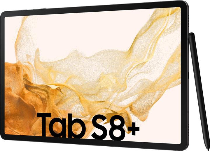 Image du produit Samsung Galaxy Tab S8+ (WLAN uniquement, 12.40", 256 Go, Graphite)