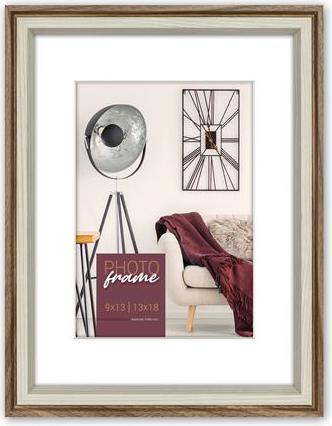 Actual product image ZEP Picture Frame DN957B Palmi Brown 9x13 / 13x18 cm (13 x 18 cm, 9 x 13 cm)