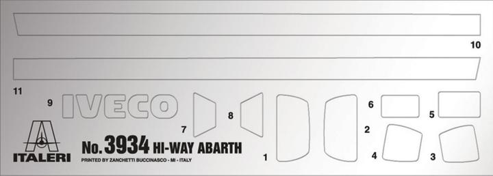 Produktbild Italeri IVECO E5 Hi-Way Abarth