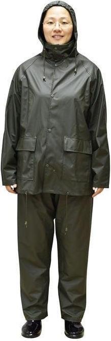 Haushalt Pu Rain Set Ws2u00g Size M Olive Green (Polyethylene (PE))