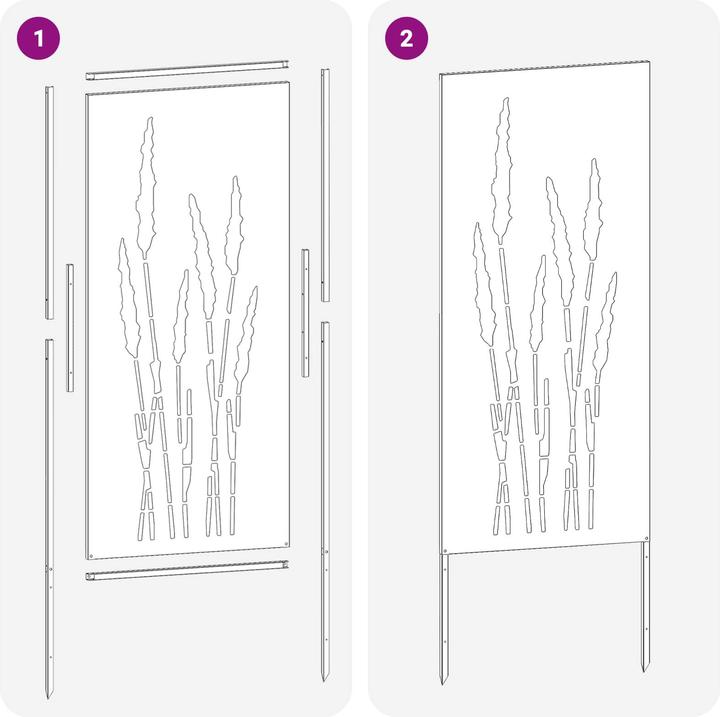 Produktbild vidaXL Gartensichtschutz (50 cm)