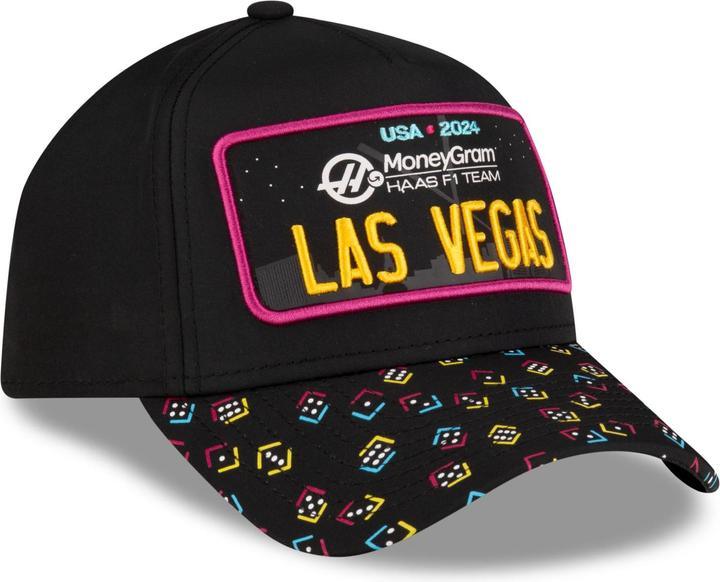 Produktbild New Era A-Frame Snapback Cap - F1 Haas Las Vegas Schwarz (One Size)