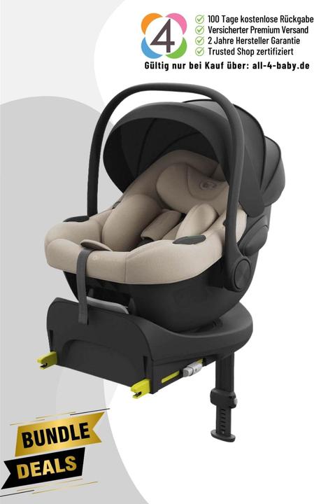 Produktbild KinderKraft Kinderautositz i-Lite mit Endura Safe FX Basis (Babyschale, ECE R129/i-Size Norm)