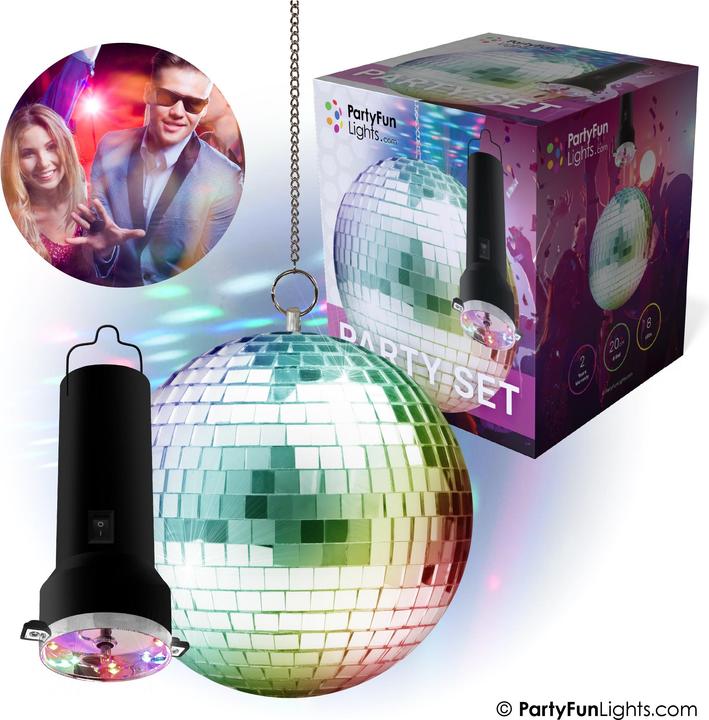PartyFun Lights Discokugel (20 cm)