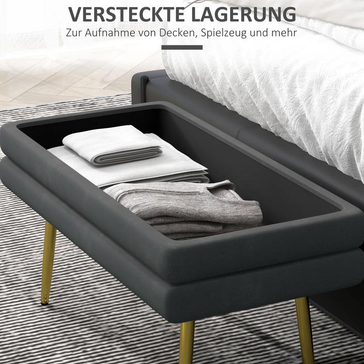 Image du produit Homcom Banquette avec compartiment caché (37.50 cm)