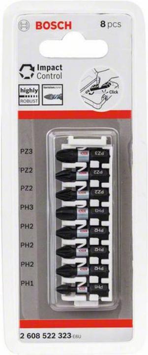Produktbild Bosch Professional Zubehör Pro Impact Set (PH2, PZ2, PH1, PH3, PZ3)