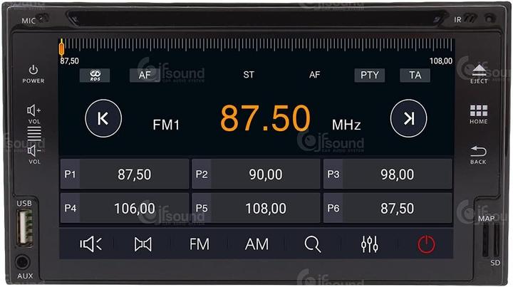 Actual product image JFSound Android GPS Bluetooth WiFi USB DAB+ Touchscreen CarPlay Android Auto DVD Head Unit (Android car, Apple Carplay)