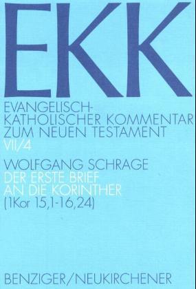 Produktbild EKK. Der erste Brief an die Korinther (Deutsch, Wolfgang Schrage, 2001)