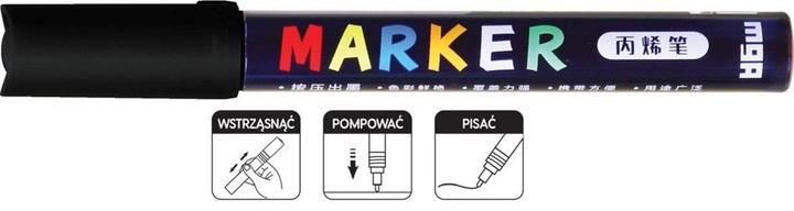 Bandai Acrylmarker 1-2 mm schwarz (6 Stück) M&G (6x)