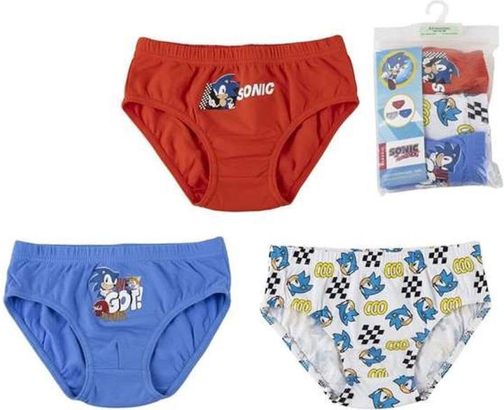 Disney Jungen Unterwäsche-Set Single Jersey 3-teilig – Sonic (110, pack of 3)